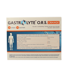Gastrolyte O.R.S. Orange 10.00 Sachets