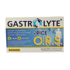 Gastrolyte O.R.S. rijst/banaan 6 Sachets