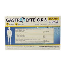 Gastrolyte O.R.S. rijst/banaan 6 Sachets