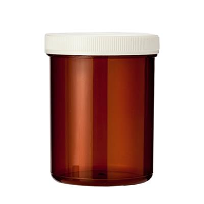 Spruyt Hillen Tabletflacon 170ml bruin met dop 35 Stuks