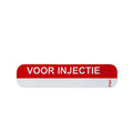 Spruyt Hillen Sticker voor injectie rood 1000.00 Stuks