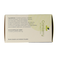 Spruyt Hillen Cranberry 60.00 Tabletten