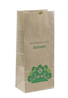 Spruyt Hillen Blokbodemzak escupac papier boom 11x7,5x26cm 500.00 Stuks