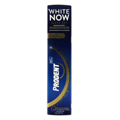 Prodent Tandpasta white now gold 75.00 Milliliter