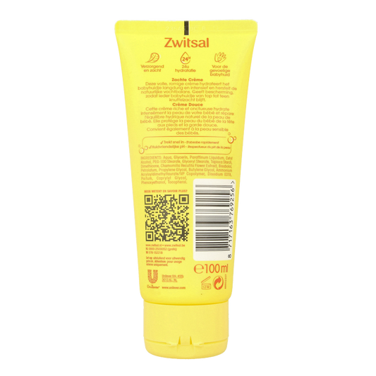 Zwitsal Zachte creme 100 Milliliter