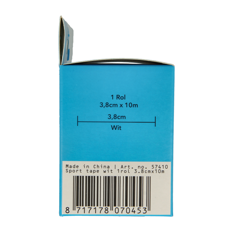 Emdee Sport tape 3.8cm x 10m wit 1 Stuks