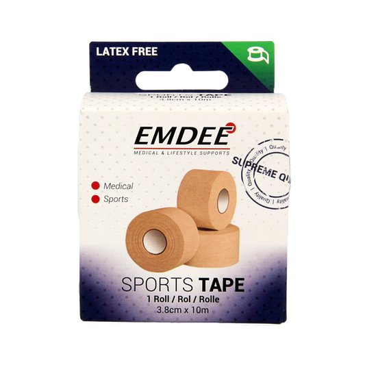 Emdee Sport tape 3.8cm x 10m huidkleur 1 Stuks