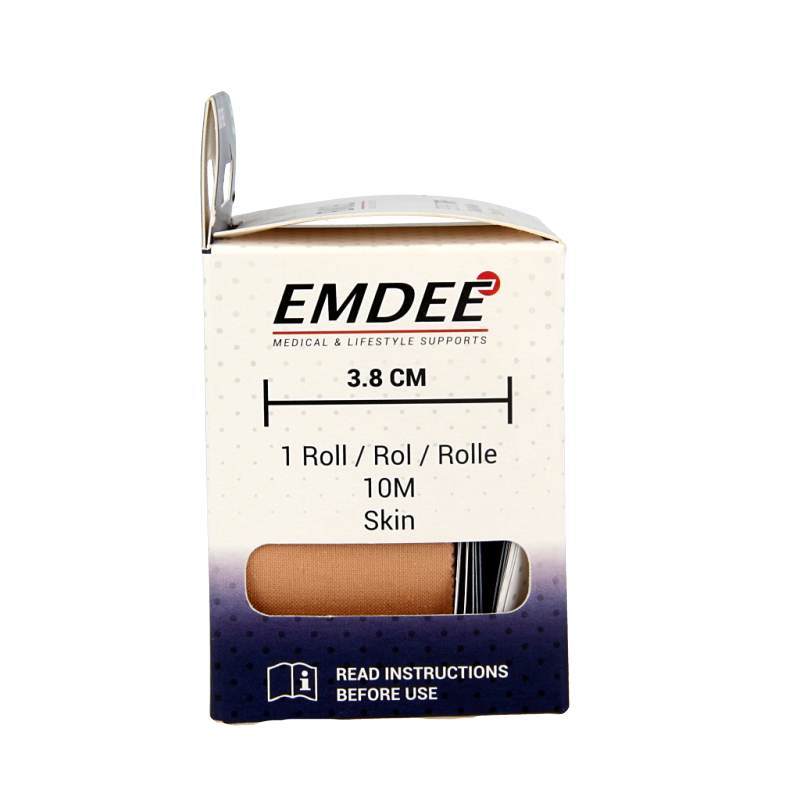 Emdee Sport tape 3.8cm x 10m huidkleur 1 Stuks