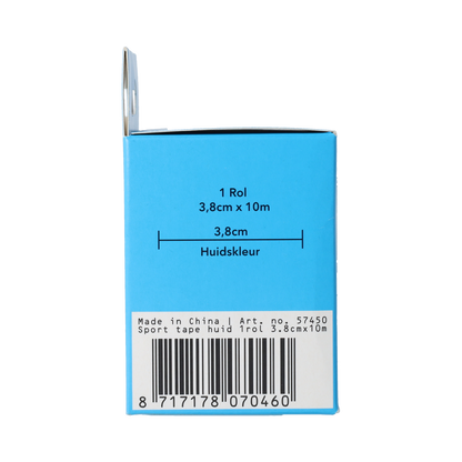 Emdee Sport tape 3.8cm x 10m huidkleur 1.00 Stuks