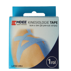 Emdee Kinesio tape blauw pre cut 1 Stuks