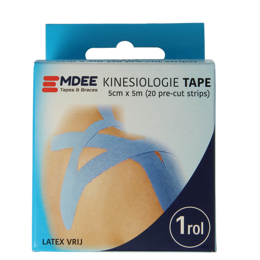 Emdee Kinesio tape blauw pre cut 1 Stuks