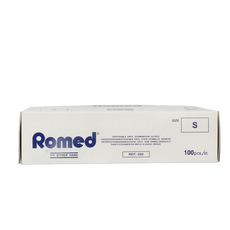 Romed Vinyl handschoen niet steriel gepoederd S 100 Stuks