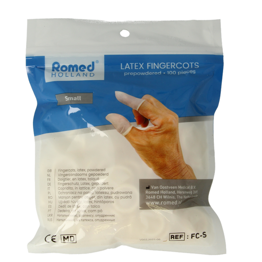 Romed Vingercondooms latex S 100 Stuks