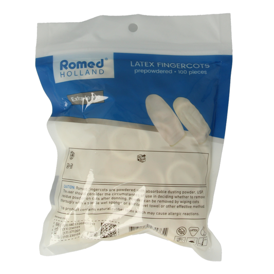 Romed Vingercondooms latex XL 100 Stuks
