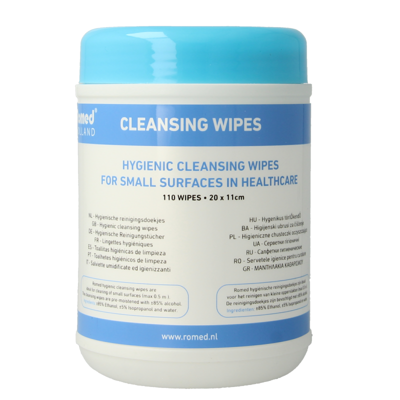 Romed Alcohol doekjes dispenser 110 Stuks