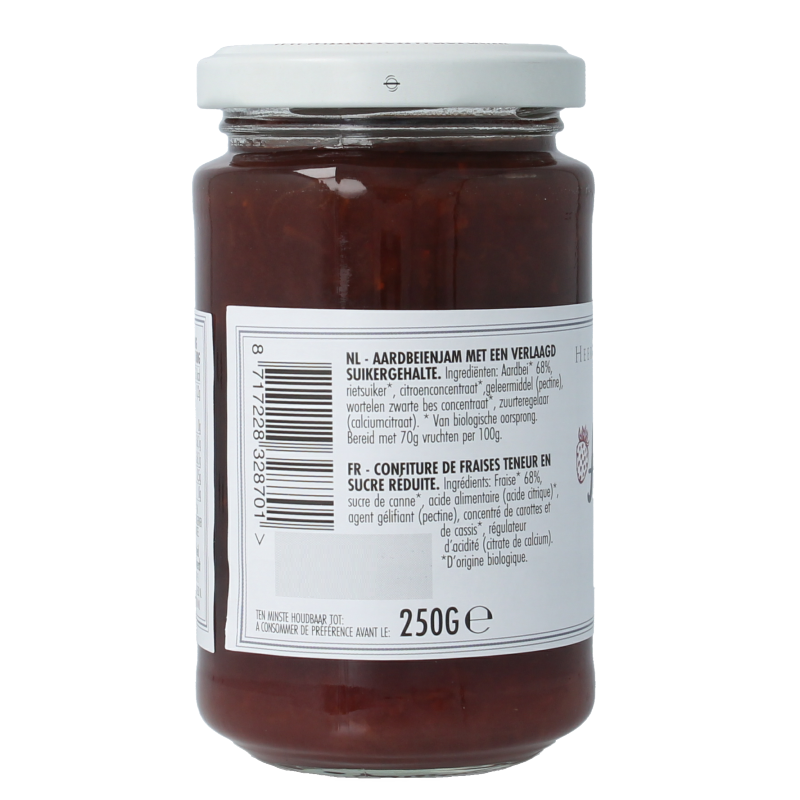 Marienwaerdt Moestuinjam aardbeien bio 250 Gram