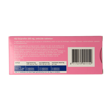 Idyl Ibuprofen 200mg suikervrij 40 Tabletten