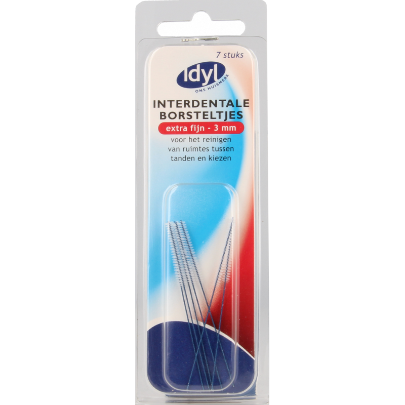 Idyl Interdentaal borstel extra fijn 3mm 7 Stuks