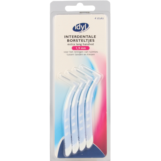 Idyl Interdentaal borstel XL handvat 1.9mm 4 Stuks
