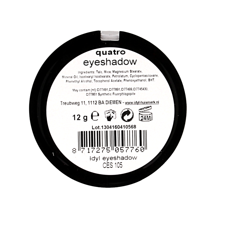 Idyl Eyeshadow quatro CES 105 bruin/grijs/wit 1 Stuks