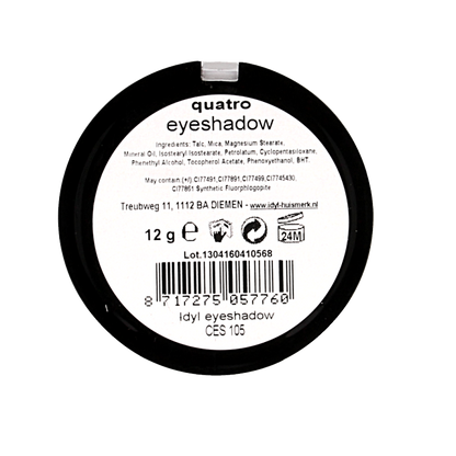 Idyl Eyeshadow quatro CES 105 bruin/grijs/wit 1 Stuks