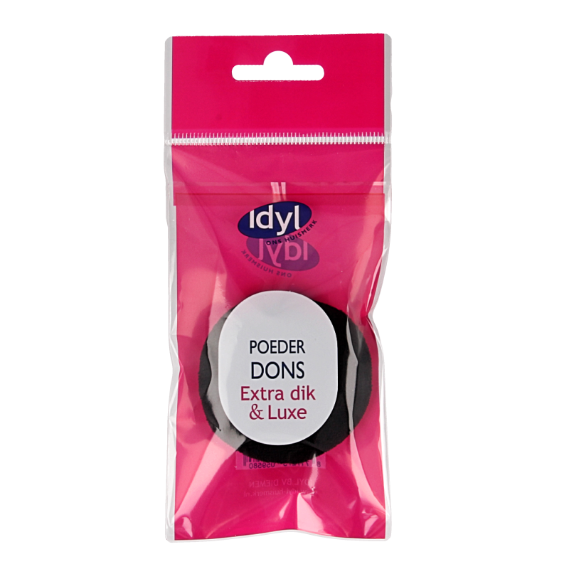 Idyl Poederdons zwart extra dik & luxe 1 Stuks