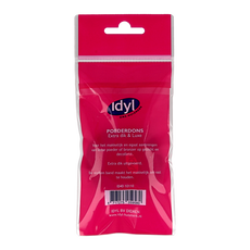 Idyl Poederdons zwart extra dik & luxe 1 Stuks