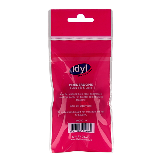 Idyl Poederdons zwart extra dik & luxe 1 Stuks