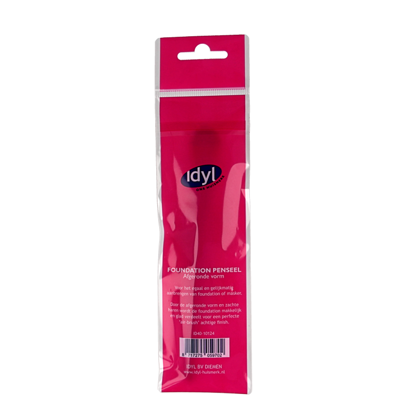 Idyl Foundation penseel afgeronde vorm 1 Stuks