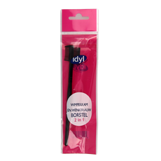 Idyl Wimperkam & wenkbrauwborstel 2-in-1 1 Stuks