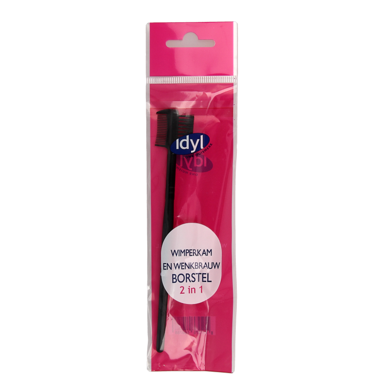 Idyl Wimperkam & wenkbrauwborstel 2-in-1 1 Stuks
