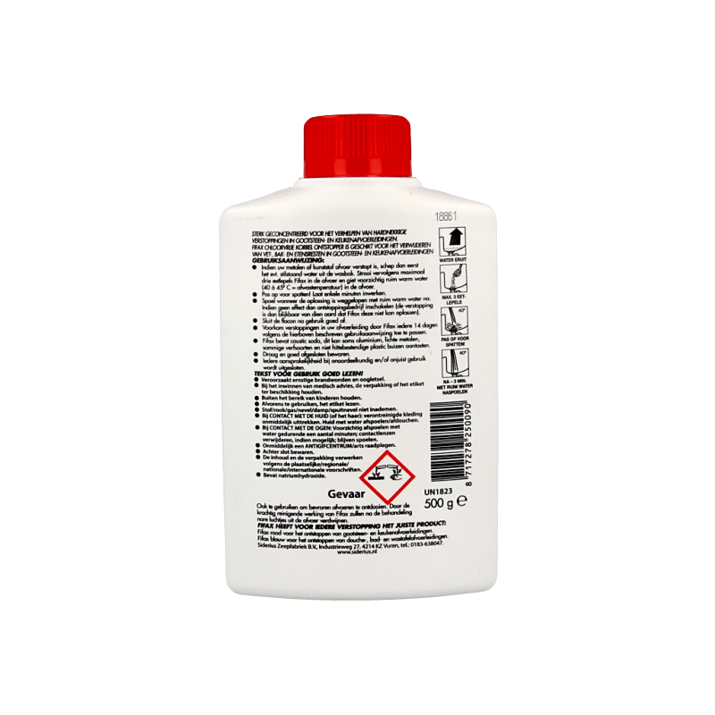 Fifax Keuken ontstopper rood 500 Gram