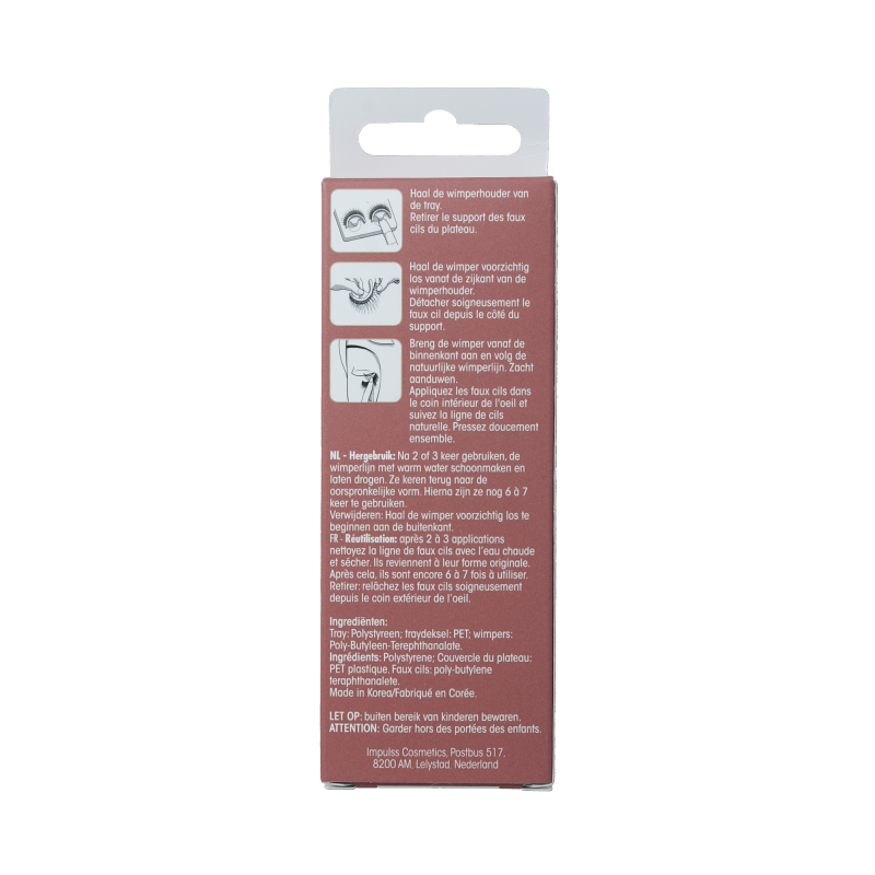 Kiss Impulss wimper natural beauty 1 Set