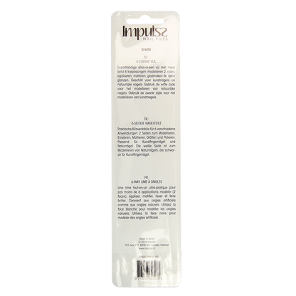 Impulss 6 Way nail file 1.00 Stuks