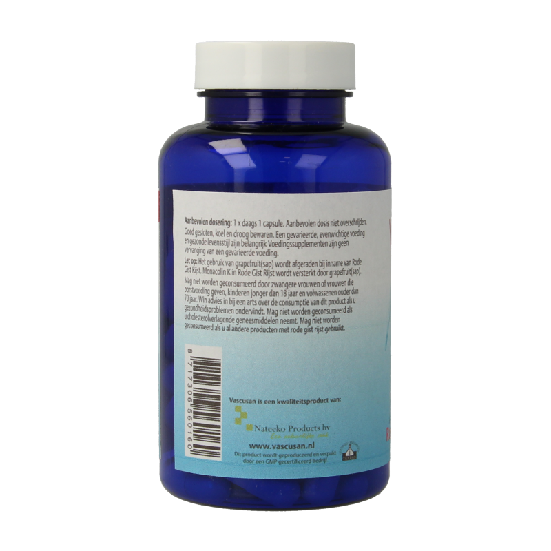 Vascusan Rode gist rijst 90 Capsules