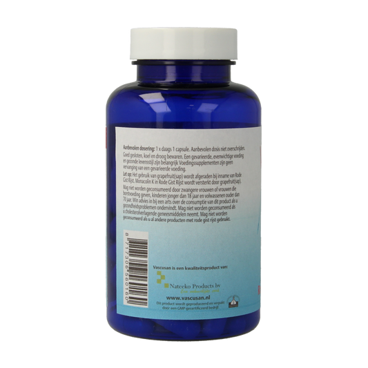Vascusan Rode gist rijst 90 Capsules