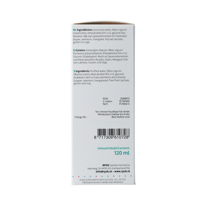 RPSH Oligo Ribes nigrum - Zwarte bes 120.00 Milliliter