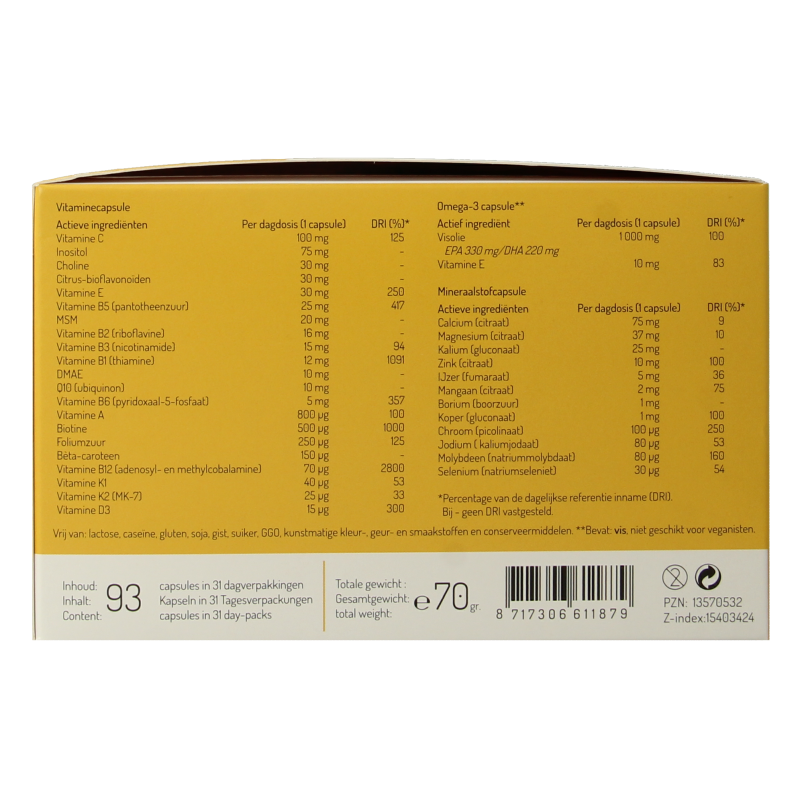 Sana Base N-Basics 93 Capsules