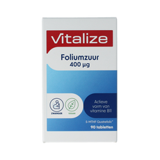 Vitalize Foliumzuur 400mcg 90.00 Tabletten
