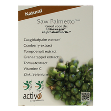 Activo Saw palmetto plus 60 Vegetarische capsules