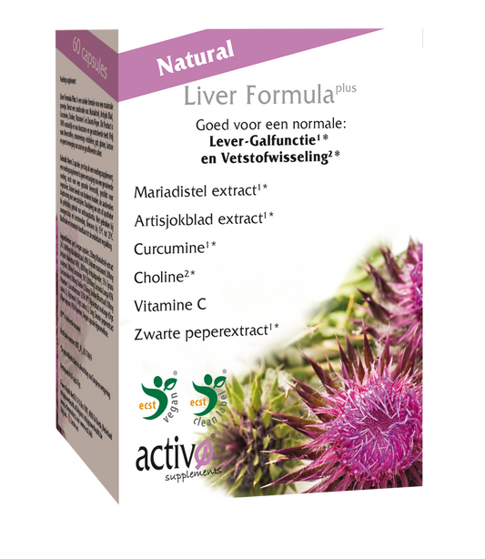 Activo Liver formula plus 60 Vegetarische capsules