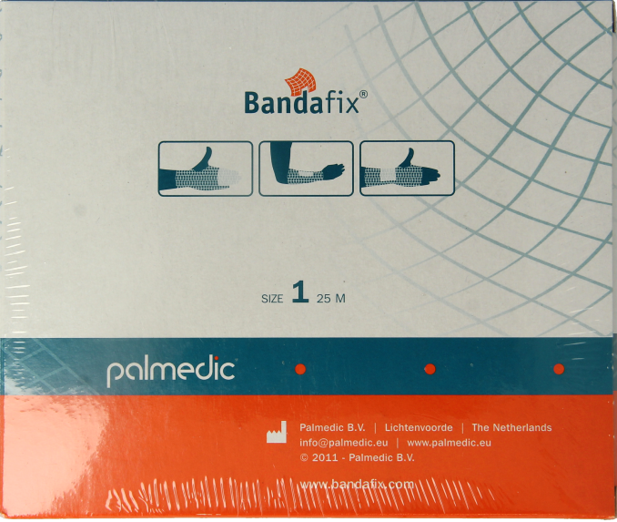Bandafix Nr. 1 pols/hand 25 meter 1 Stuks