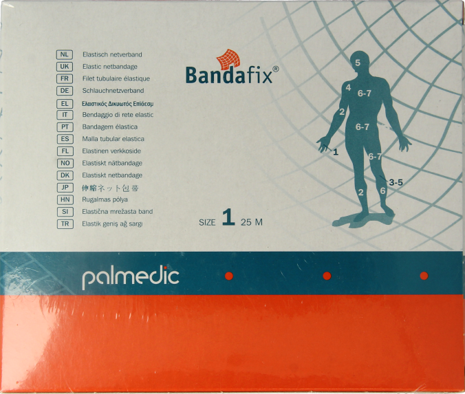 Bandafix Nr. 1 pols/hand 25 meter 1 Stuks