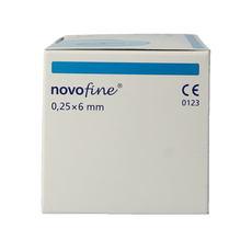 Novo Nordisk Novofine naalden 0.25 x 6 mm 31 gram  100 Stuks