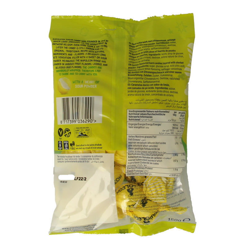 Napoleon Citroen kogels 150 Gram