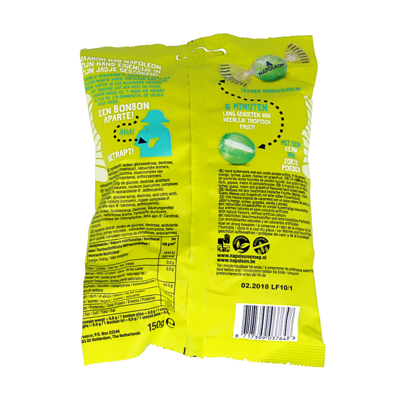 Napoleon Tropische vruchten kogels 150 Gram