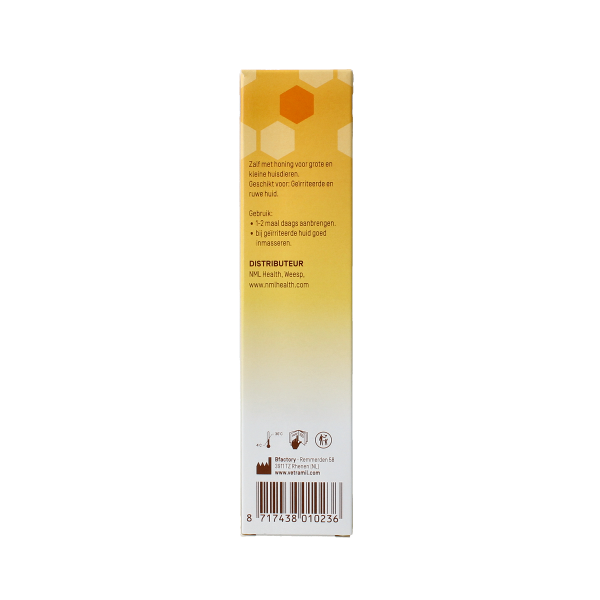 Vetramil Honingzalf tube 100.00 Gram