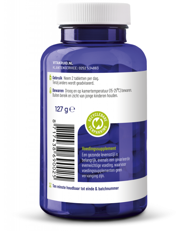 Vitakruid Ostamax met oa Calcium & Magnesium 90 Tabletten