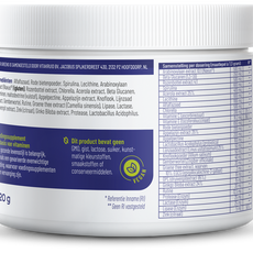 Vitakruid Super Greens 25 nutrienten oa probiotica & enzymen 220.00 Gram