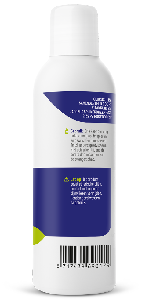 Vitakruid GlucoSil Glucosamine Chondroitine MSM Silicium Gel 150 Milliliter